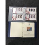 Two albums of first day cover stamps - London 2012 Gold medal Winners & Nobel Prize.