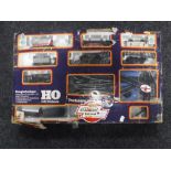 A boxed Piko HO gauge train set