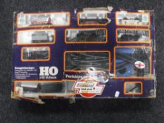 A boxed Piko HO gauge train set