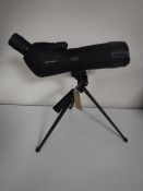 An Maginon spotting scope on stand
