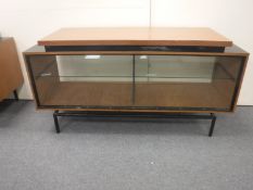 A mid 20th century Formica topped shop display cabinet