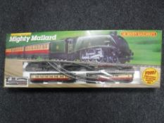 A boxed Hornby Railways electric train set - The Mighty Mallard