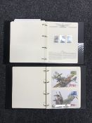 Two albums of stamps and first day covers - Aviation Heritage.