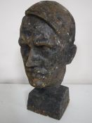 A cast iron bust - Hitler