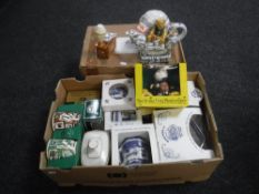 A boxed Ringtons collector's tea-time sugar bowl and teapot together with a box of Ringtons china