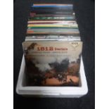 Two boxes of vinyl LP records - classical on Decca,