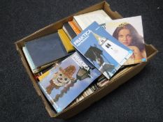 A box of books relating to cameras and photography, printing etc.