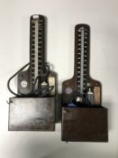 Two vintage Accoson blood pressure cuffs