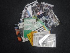 Several boxes containing a large quantity of football programmes - Non league and Newcastle away