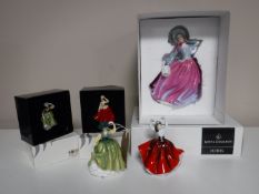 A boxed Royal Doulton Petites figure Autumn Breeze,