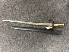 A French model 1866 Chassepot yataghan bayonet