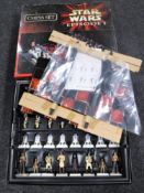 A boxed Star Wars Episode I chess set