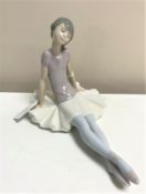 A Lladro figurine : Ballerina Phyllis, model 1356, height 15 cm, boxed.