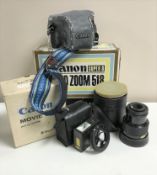 A Canon Super 8 Auto Zoom Camera (with zoom lens and carry case), in original box,