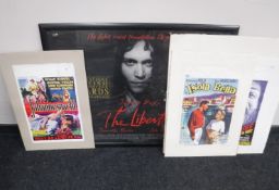 A framed film poster - The Libertine,