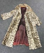 A good quality vintage Ocelot fur coat, circa 1930's,