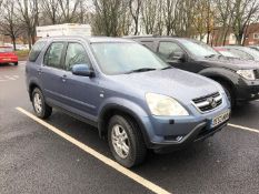 A Honda CR-V I-Vtec SE Sport motorcar, registration OE53 WWN, first registered 12.12.