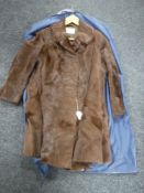 A vintage pony fur coat
