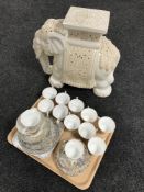 A tray of Royal Standard bone china tea service,