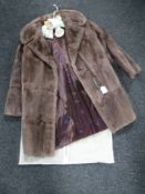 A vintage mink fur coat