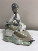 A Lladro figurine : Little Bo Peep, model 1312, height 18 cm, boxed.