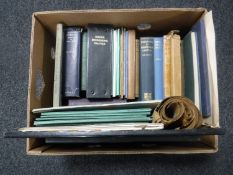 A box of 20th century books relating to engineering