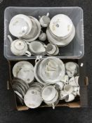 A large quantity of Bavarian gilded floral tea china