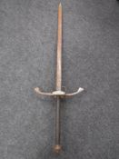 A replica two-handed greatsword
