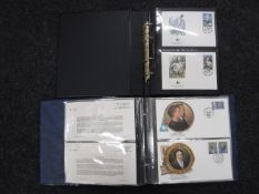 Two albums of first day covers including Great Scientists of the World