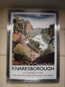 A Railway advertising picture - Knaresborough