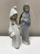 Two Lladro figures;