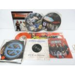 Runaways (Joan Jett) red vinyl LP, two Marillion Picture discs,