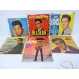 Elvis Presley, seven original UK LP's including Loving You (10 inch LP), For Every One,
