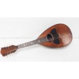 Early 20th Century Italian mandolin with string detail by Ferrari & Co, Napoli.