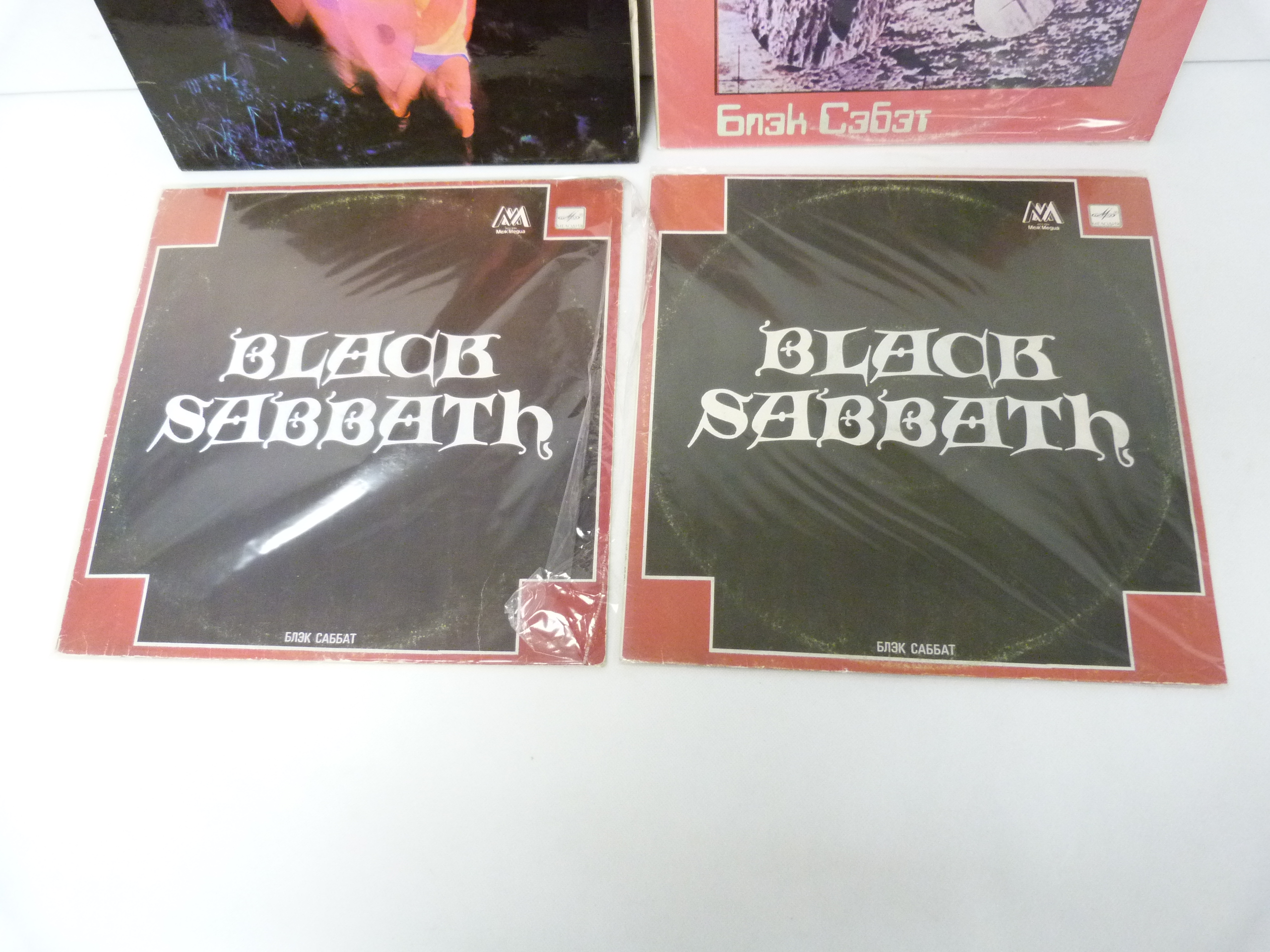 Black Sabbath LP's. UK Paranoid (Swirl label) and three repressings made in Russia. - Bild 4 aus 4