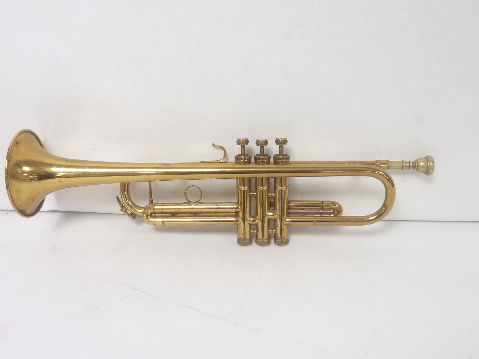 Viking II brass trumpet, serial number 2793, in case.