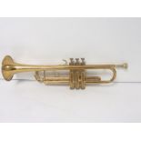 Viking II brass trumpet, serial number 2793, in case.