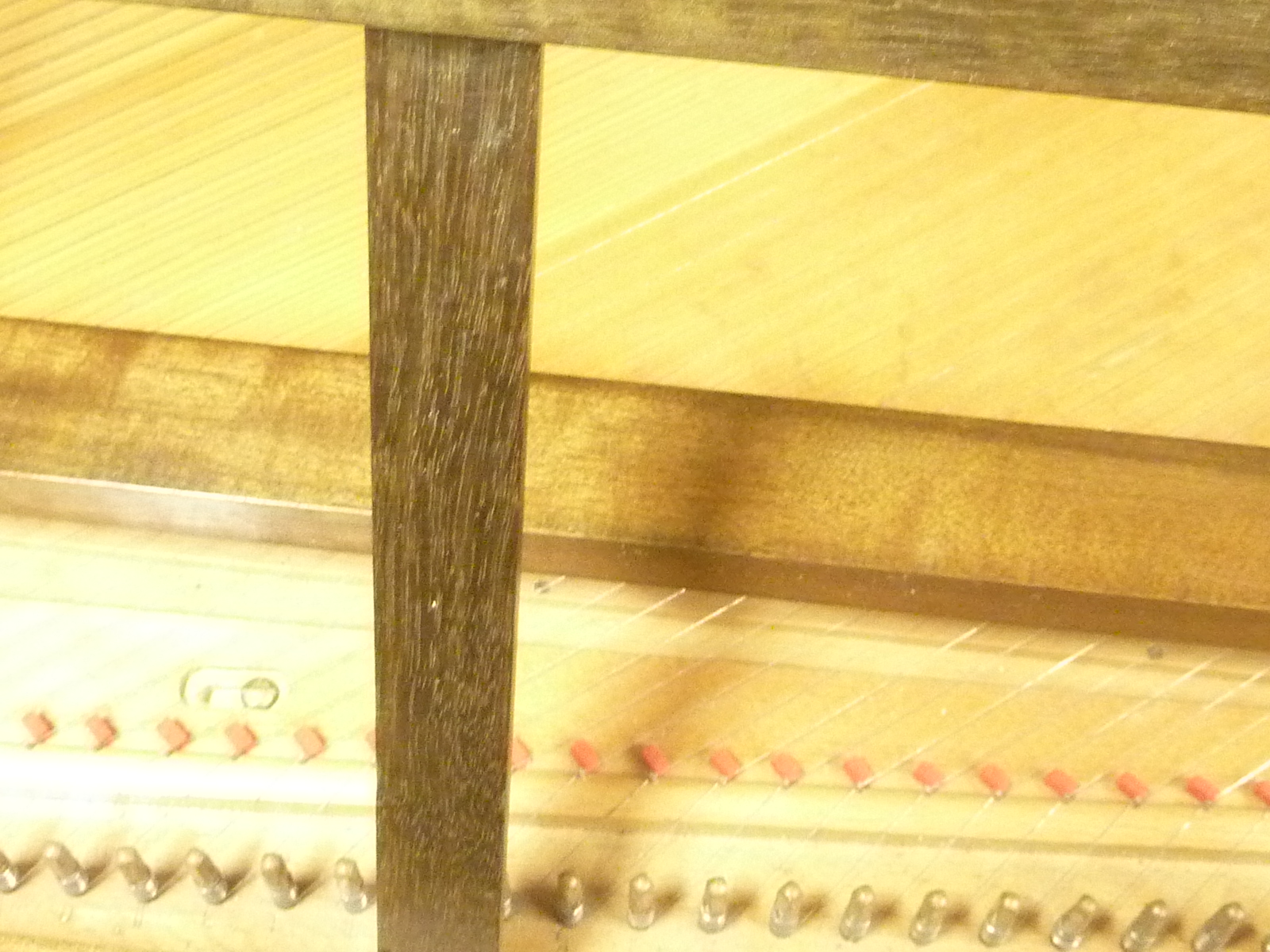Robert Goble spinet / harpsichord, walnut veneer body with boxwood keys, - Bild 13 aus 27
