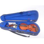 Stentor I student violin, bow and carry case.