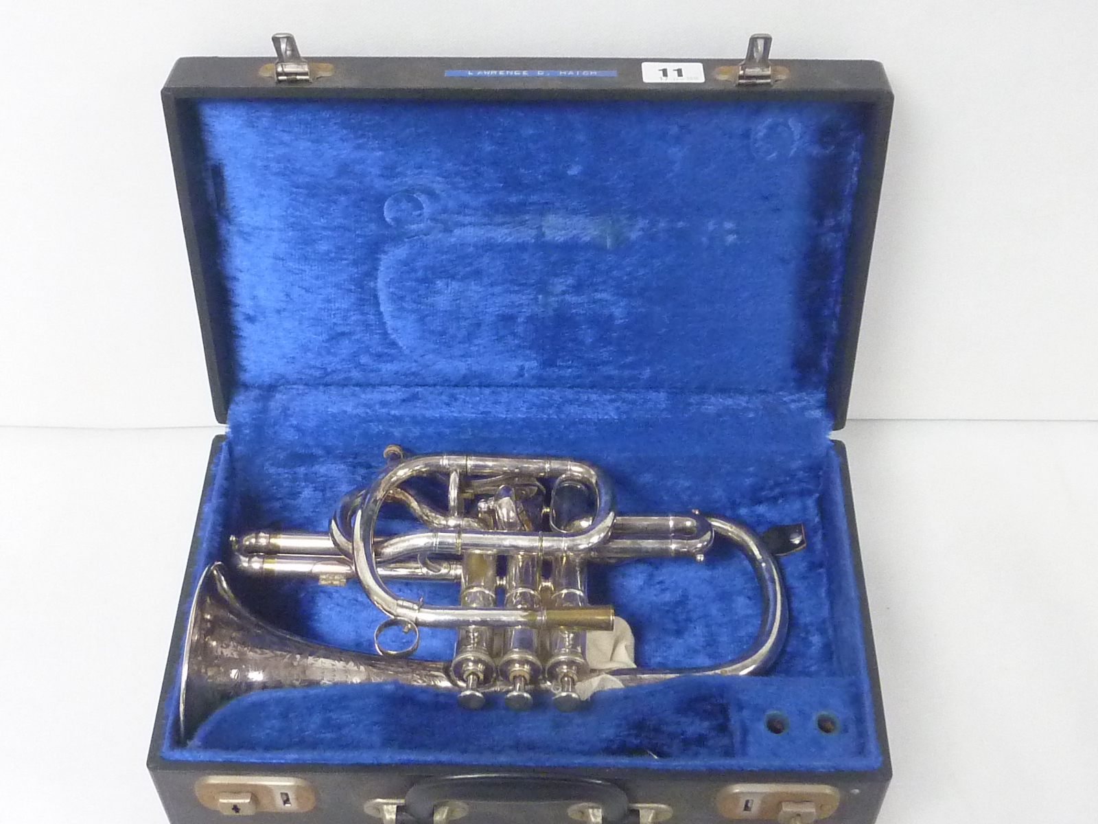 Late 19th Century Higham clearbore cornet. - Bild 2 aus 2