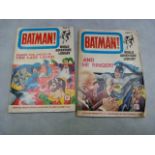 BATMAN. Batman & The Ringer & Batman Meets The Joker. World Adventure Library Nos. 1 & 2, in orig.