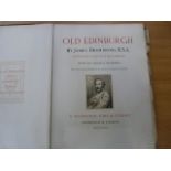 DRUMMOND JAMES. Old Edinburgh. Ltd. ed. 92/500. Worn cond. with some tears & some leaves det.