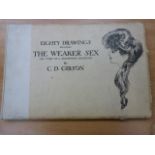 GIBSON C. D. Eighty Drawings including the Weaker Sex. Cartoon illus. Oblong folio. Orig. pict.