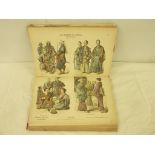GREVEL H. & CO. (Pubs). Costumes Of All Nations. Poor cond. but many good col. litho plates. Folio.