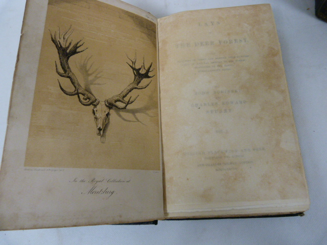 STUART J. S. & C. E. Lays Of The Deer Forest. 2 vols. Litho frontis. Qtr.