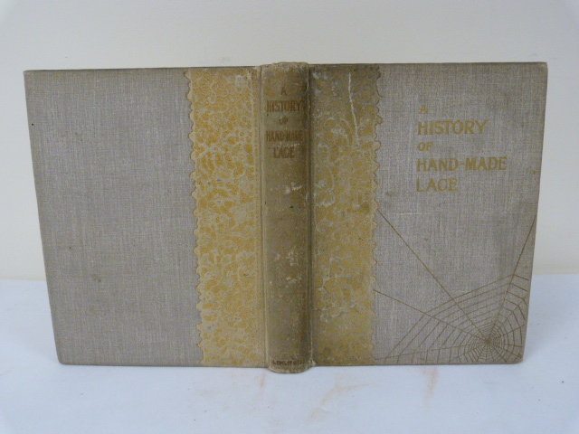 NEVILL JACKSON MRS F. A History Of Hand-Made Lace. Plates & illus. Small quarto. Orig. dec. - Image 3 of 3