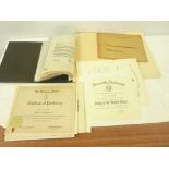 U.S. MILITARY INTEREST, MERLIN SCHLEICHER JOHNSON - EPHEMERA & DOCUMENTS. Approx.