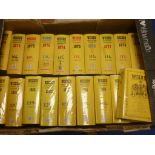 WISDEN. Cricketer's Almanacks. A run from 1970 to 1989, all in d.w's. Ex lib.