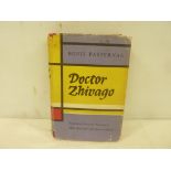 PASTERNAK BORIS. Doctor Zhivago. Orig. red cloth in torn d.w. J. B.