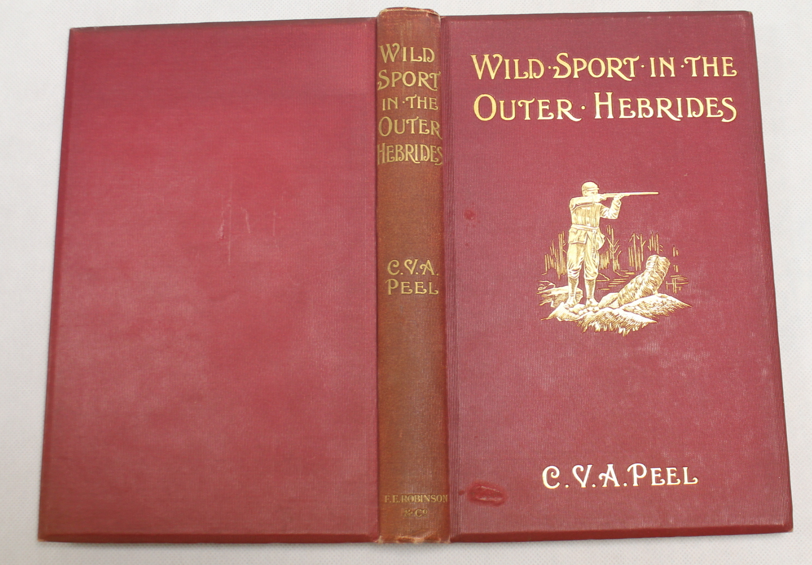 PEEL C. V. A. Wild Sports In The Outer Hebrides. Illus. Orig. dec. maroon cloth gilt. - Image 3 of 9